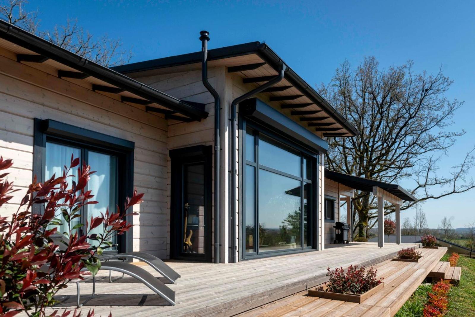 Maison Ecologique De Qualite Superieure Monflanquin Buitenkant foto