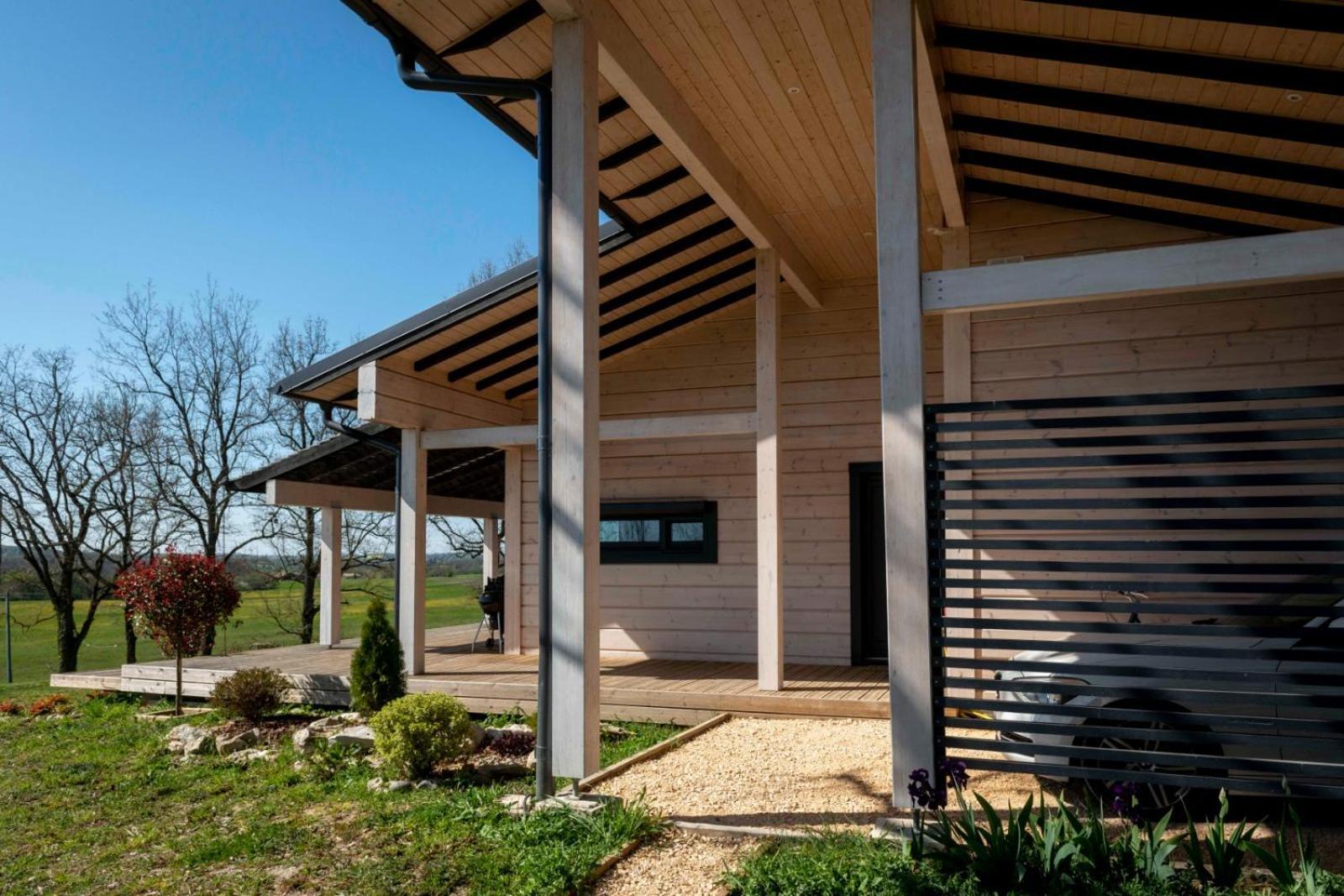 Maison Ecologique De Qualite Superieure Monflanquin Buitenkant foto