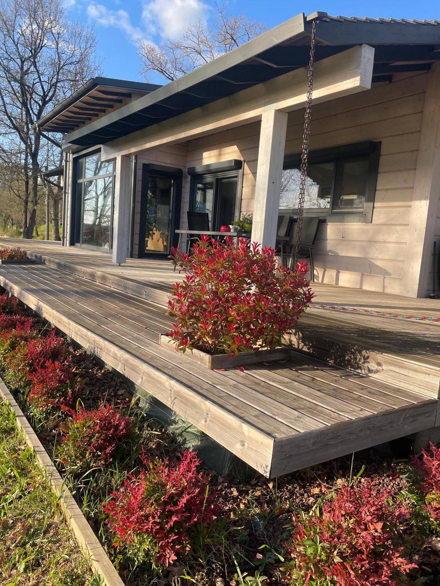 Maison Ecologique De Qualite Superieure Monflanquin Buitenkant foto